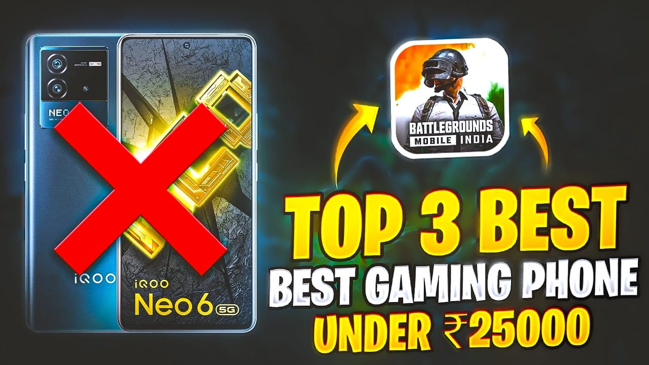 Top 3 Best Gaming Phones Under ₹25000 in 2024